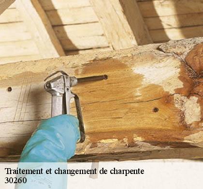 Traitement et changement de charpente  bragassargues-30260 JF Couverure