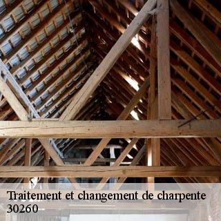 Traitement et changement de charpente  bragassargues-30260 JF Couverure