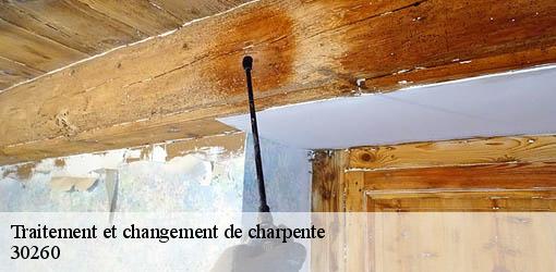 Traitement et changement de charpente  bragassargues-30260 JF Couverure