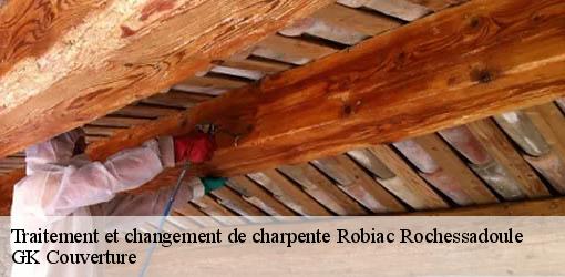 Traitement et changement de charpente  robiac-rochessadoule-30160 JF Couverure