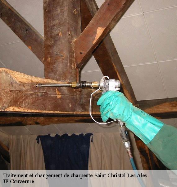 Traitement et changement de charpente  saint-christol-les-ales-30380 JF Couverure