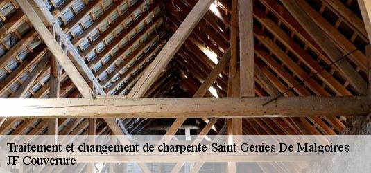 Traitement et changement de charpente  saint-genies-de-malgoires-30190 JF Couverure