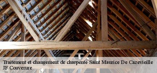 Traitement et changement de charpente  saint-maurice-de-cazevieille-30360 JF Couverure