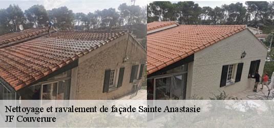 Nettoyage et ravalement de façade  sainte-anastasie-30190 JF Couverure