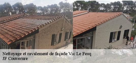 Nettoyage et ravalement de façade  vic-le-fesq-30260 JF Couverure