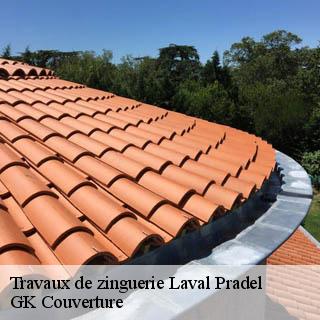 Travaux de zinguerie  laval-pradel-30110 JF Couverure