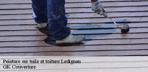 Peinture sur tuile et toiture  ledignan-30350 JF Couverure