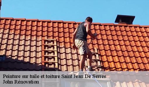 Peinture sur tuile et toiture  saint-jean-de-serres-30350 John Rénovation