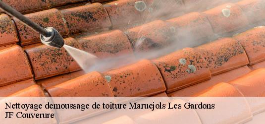 Nettoyage demoussage de toiture  maruejols-les-gardons-30350 JF Couverure