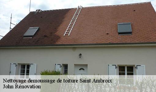 Nettoyage demoussage de toiture  saint-ambroix-30500 John Rénovation