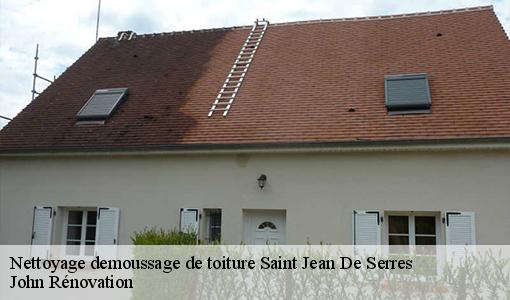 Nettoyage demoussage de toiture  saint-jean-de-serres-30350 John Rénovation