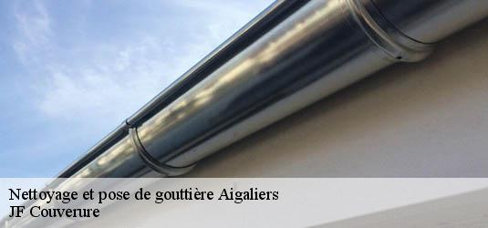 Nettoyage et pose de gouttière  aigaliers-30700 JF Couverure