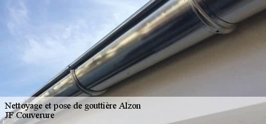 Nettoyage et pose de gouttière  alzon-30770 JF Couverure