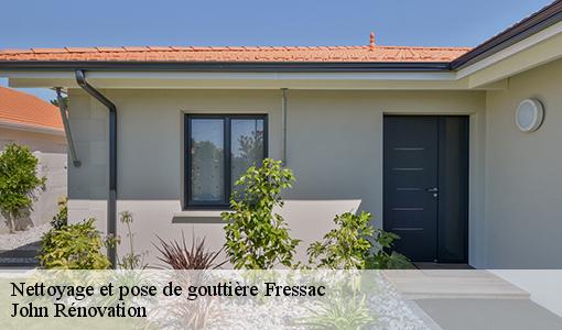 Nettoyage et pose de gouttière  fressac-30170 John Rénovation