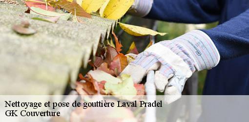 Nettoyage et pose de gouttière  laval-pradel-30110 JF Couverure