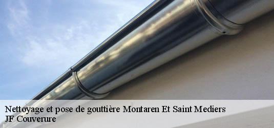 Nettoyage et pose de gouttière  montaren-et-saint-mediers-30700 JF Couverure