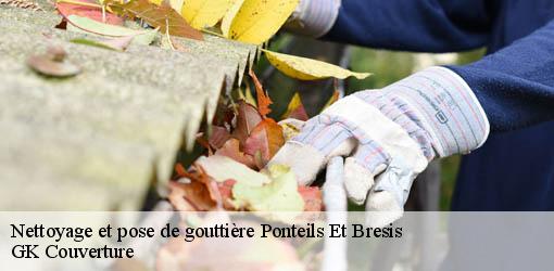 Nettoyage et pose de gouttière  ponteils-et-bresis-30450 JF Couverure